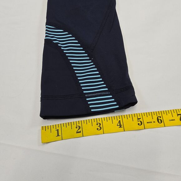 Lululemon Women's Run Inspire Crop II Inkwell Pow Luxtreme Size 4 - Picture 8 of 10